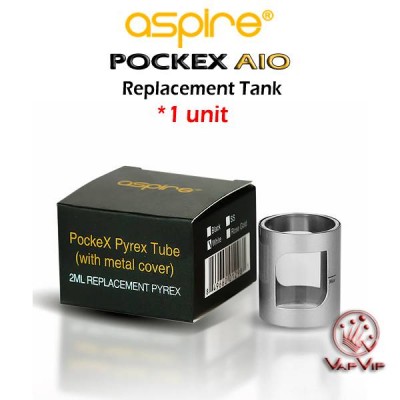 POCKEX Replacement Tank Pyrex/metal - Aspire