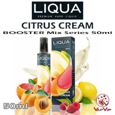 CITRUS CREAM M&G E-liquido 50ml (BOOSTER) - LIQUA MIX & GO