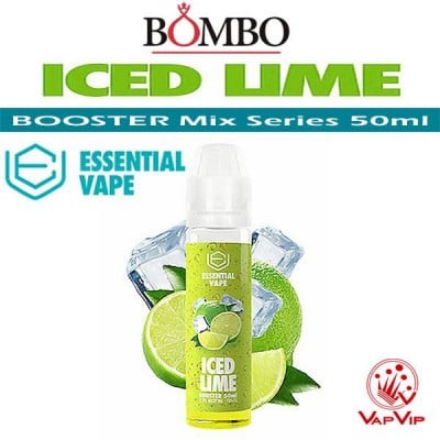 ICED LIME Essential Vape E-liquid 50ml (BOOSTER) - Bombo