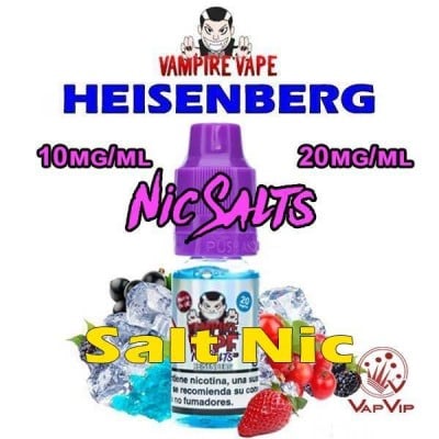 Nic Salt HEISENBERG 10mg/20mg eliquid - Vampire Vape