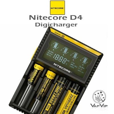 Nitecore Digicharger D4 - Kit Battery Universal Charger LCD Screen in Europe
