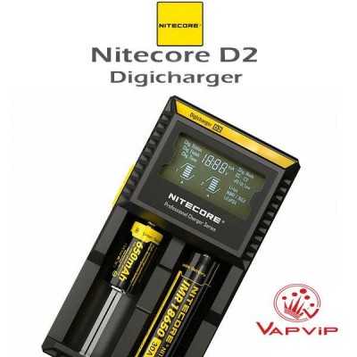 Nitecore Digicharger D2 - Kit Battery Universal Charger LCD Screen in Europe