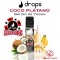 Batido de Coco y Plátano Poker Fruits 50ml (BOOSTER) - Drops