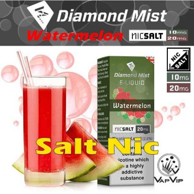 Nic Salt WATERMELON Nicotine salts Eliquid 10ml - Diamond Mist