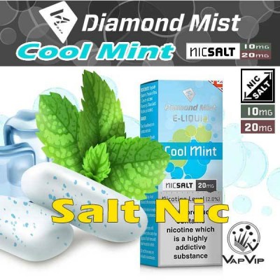 Nic Salt COOL MINT Sales de Nicotina e-líquido 10ml - Diamond Mist