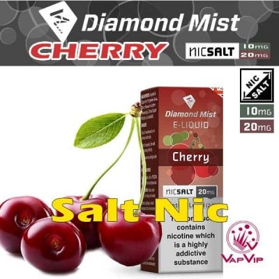 Nic Salt CHERRY Nicotine salts Eliquid 10ml - Diamond Mist
