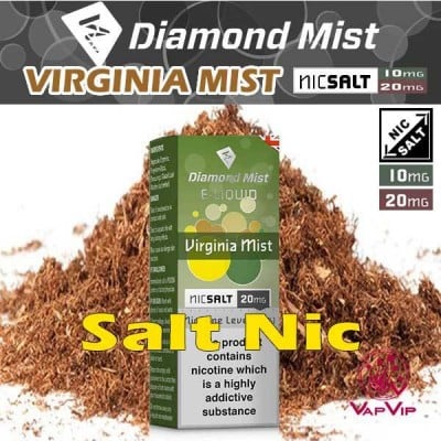 Nic Salt VIRGINIA MIST Nicotine salts Eliquid 10ml - Diamond Mist