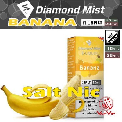 Nic Salt BANANA Sales de Nicotina e-líquido 10ml - Diamond Mist