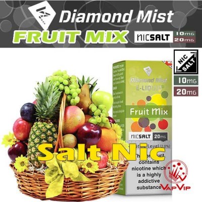 Nic Salt MIXED FRUIT Sales de Nicotina e-líquido 10ml - Diamond Mist