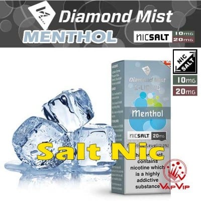 Nic Salt MENTHOL Sales de Nicotina e-líquido 10ml - Diamond Mist