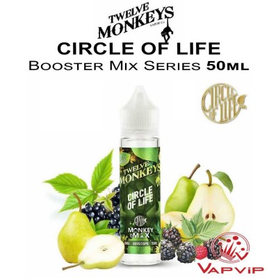 CIRCLE OF LIFE E-liquid 50ml (BOOSTER) - Twelve Monkeys