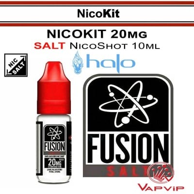 NicoKit: Halo Fusion SALT 10ml 20mg/ml 50/50 Booster