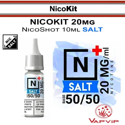 NicoKit: NICOTINE SALT N+ 10ml 20mg/ml Booster
