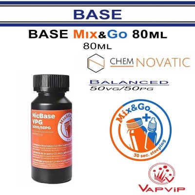 80ML Base Mix & Go VPG Sin Maceración - Chemnovatic