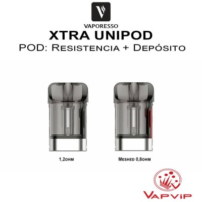 Coils-Tank Replacement Pod XTRA UNIPOD - Vaporesso