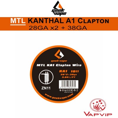 MTL KA1 CLAPTON Wire Kanthal - 3m Coil Wire Roll - GeekVape