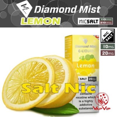 Nic Salt LEMON Nicotine salts Eliquid 10ml - Diamond Mist
