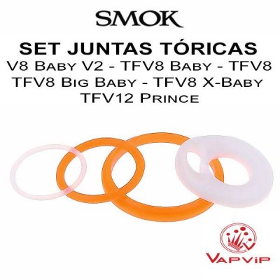 TFV8 Baby, Big Baby, X-Baby: Complete set of replacement O-ring seals
