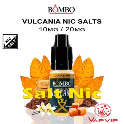 Nic Salts VULCANIA Golden Era Bombo E-liquid 10ml