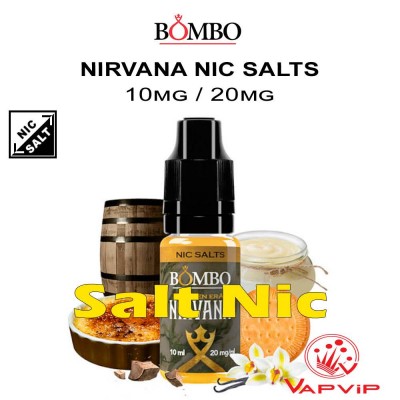 Nic Salts NIRVANA Bombo sales de nicotina E-líquido 10ml