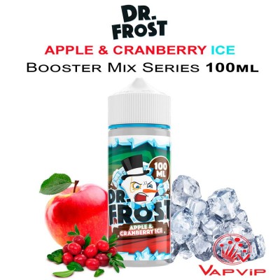 APPLE & CRANBERRY ICE E-liquid 100ml (BOOSTER) - Dr. Frost