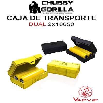 Caja de transporte para 2 baterias 18350 