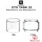 GTX Tank 22 3ml Pyrex glass replacement tank - Vaporesso