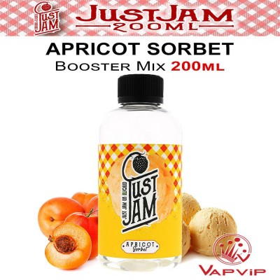 APRICOT SORBET Sorbete de Albaricoque E-liquido 200ml (BOOSTER) - Just Jam