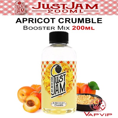 APRICOT CRUMBLE Crocante de Albaricoque E-liquido 200ml (BOOSTER) - Just Jam