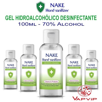 Gel Hidroalcohólico Desinfectante 100ml - NAKE