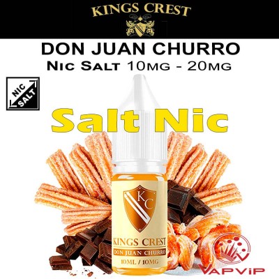 Salts DON JUAN CHURRO Sales de Nicotina - KINGS CREST