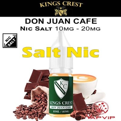 Salts DON JUAN CAFE Sales de Nicotina - KINGS CREST