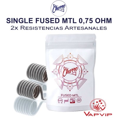 SINGLE FUSED MTL 0,75 Ohm - Charro Coils