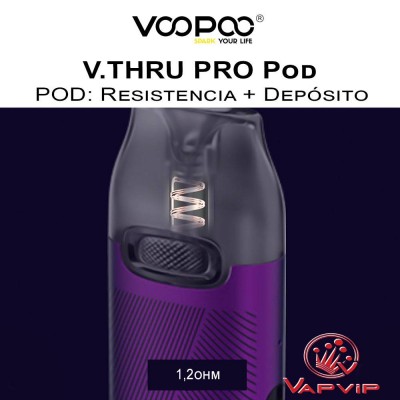 Pod Resistencias-Depósito V.THRU PRO - Voopoo