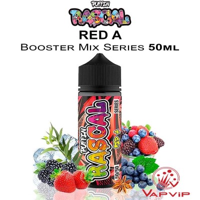 RED A E-liquid 100ml (BOOSTER) - Puffin Rascal