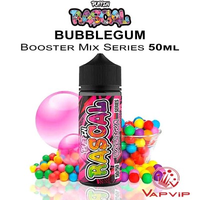 BUBBLEGUM E-liquid 100ml (BOOSTER) - Puffin Rascal