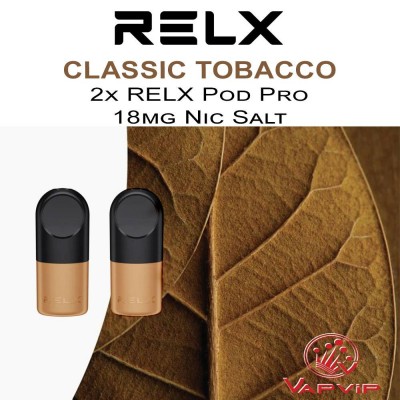 RELX Pro CLASSIC TOBACCO 2x Cápsulas precargadas