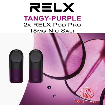 RELX Pro TANGY PURPLE GRAPE 2x Pre-Filled Capsules