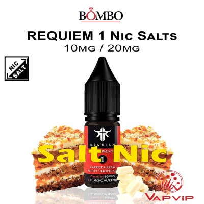 Nic Salts REQUIEM 1 Golden Era Bombo E-liquid 10ml