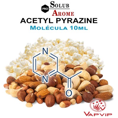 Molecula ACETYL PYRAZINE Potenciador Eliquid - SolubArome