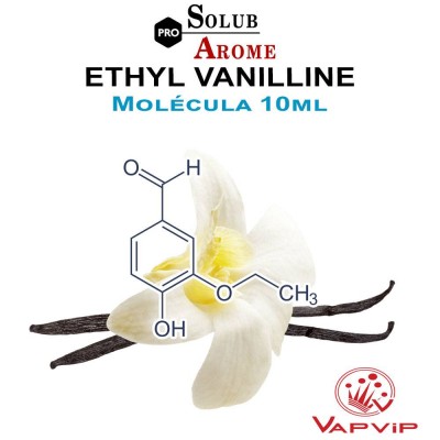 Molecula ETHYL VANILLINE Potenciador Eliquid - Solubarome
