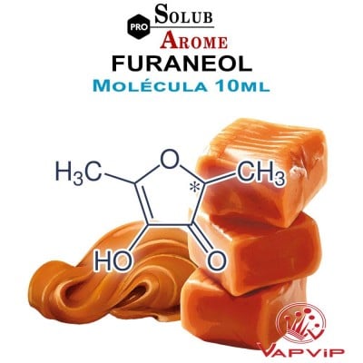 Molecula FURANEOL Caramelo Potenciador Eliquid - SolubArome