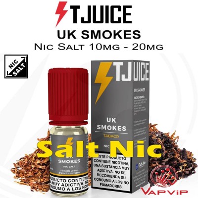 Nic Salt UK SMOKES Sales de Nicotina - TJuice N+