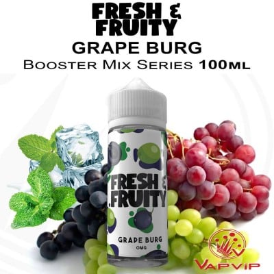 Grape Burg E-liquid 100ML (BOOSTER) - Fresh & Fruity