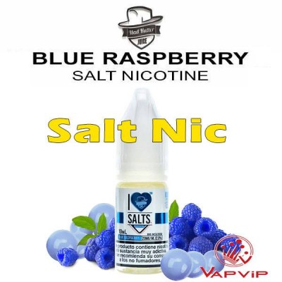 Nic Salt BLUE RASPBERRY Sales de Nicotina e-líquido 10ml - Mad Hatter