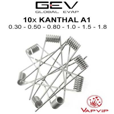 10 Premades Kanthal A1 Pre-maded Wires Microcoils