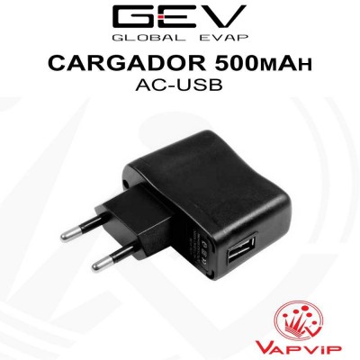 Adaptador de Pared 500mAh AC-USB