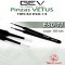 Vetus Tweezers ESD-13 Black Anti-Static Round Tipped 120mm