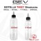 Graduated Twist bottle for e-liquid 30ml - 60ml - 110ml - 250ml