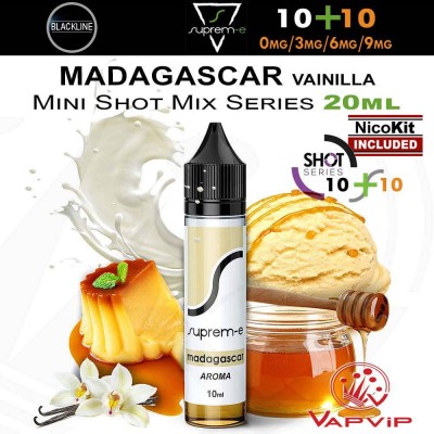 MADAGASCAR Vanilla 20ml eliquid Mini Shot - Suprem-e